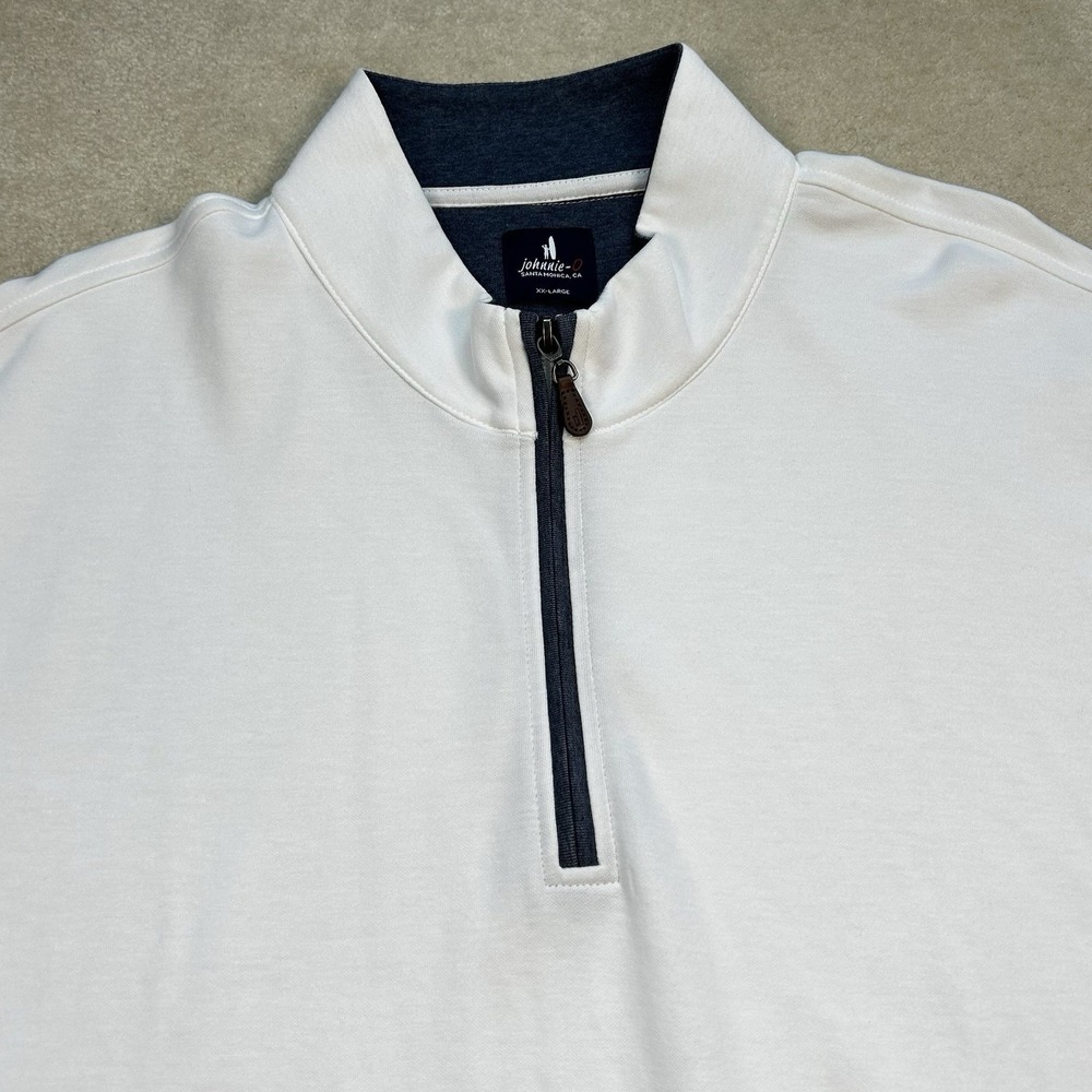 Johnnie-O Sully 1/4 Zip Pullover Sweater Men's XXL Soft Double Knit Longsleeve
